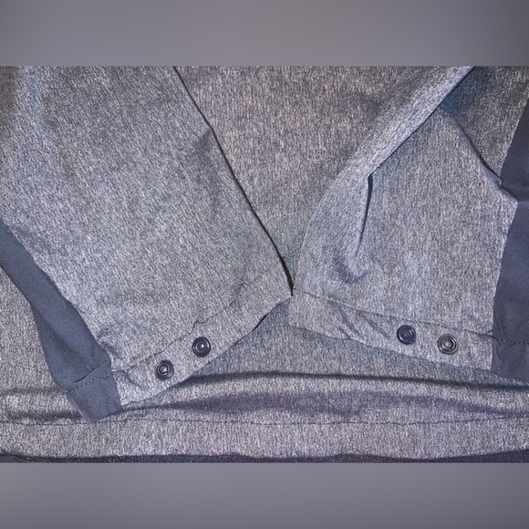 Nike Shield Men’s Half-Zip Golf Pullover Jacket Gray/Dark Navy/Black Size XL - Picture 9 of 13